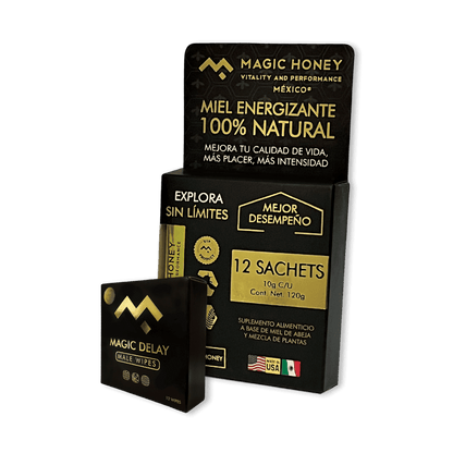 Dúo de 12 Sachets Magic Honey + 1 Caja Magic Delay