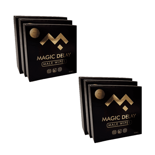 Magic Delay - 6 Cajas de 12 Toallitas